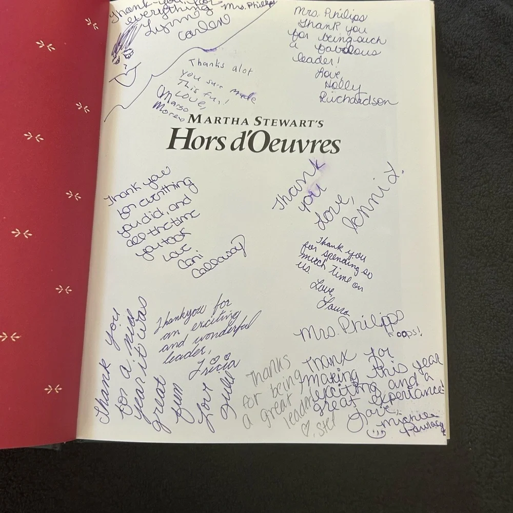 Martha Stewart Hors d’Oeuvres 1984 First Edition 1st Printing Hardcover Pls Read